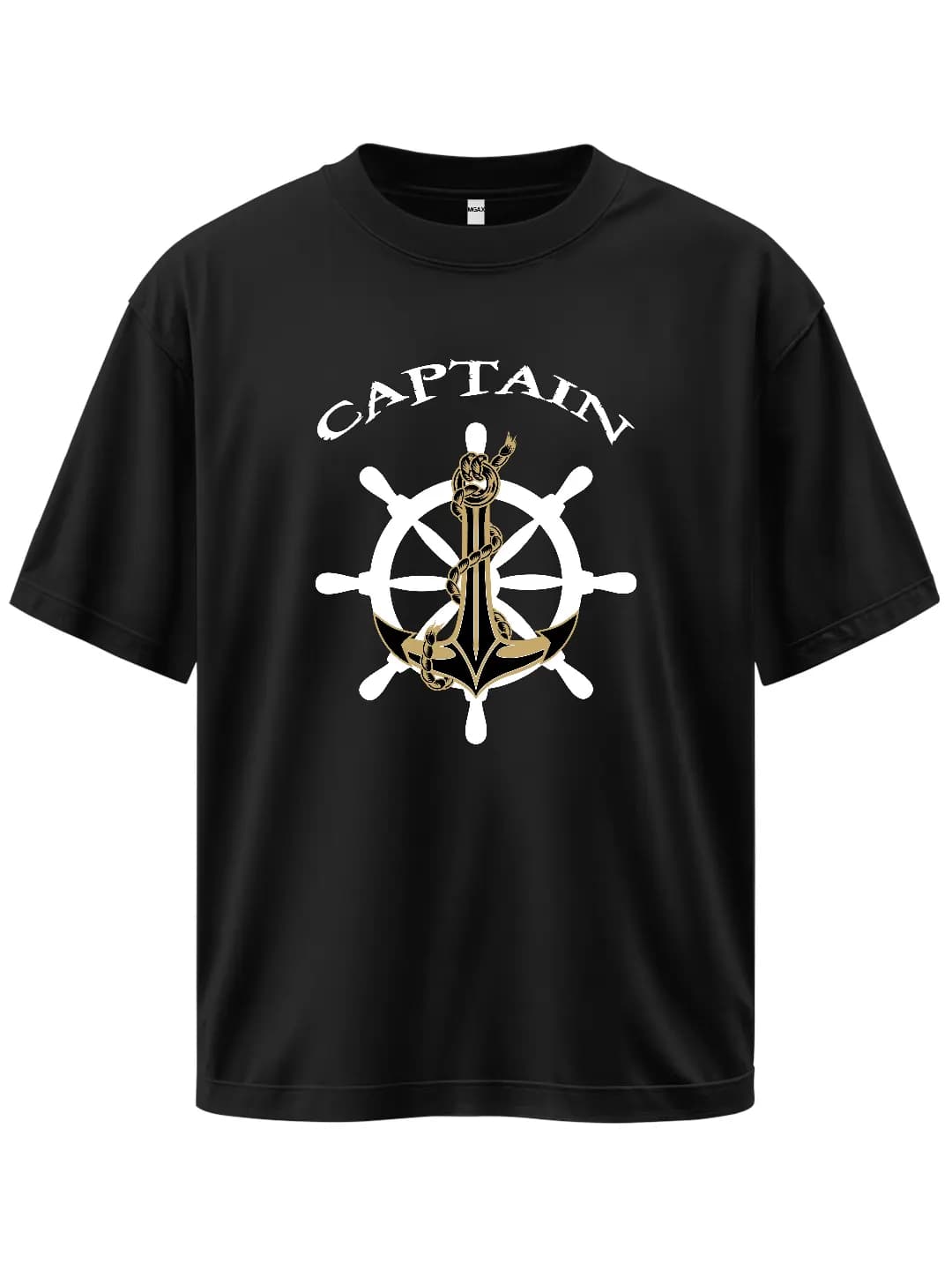 Captain Baskılı Tasarım Tişört 1