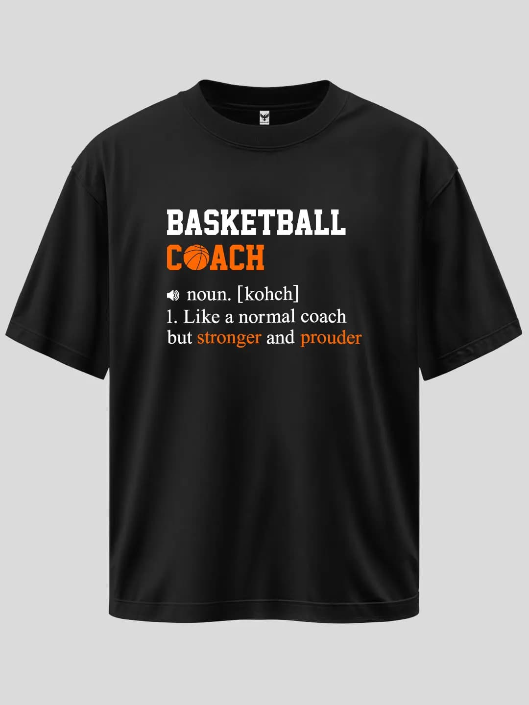 Basketball Coach Oversize Tişört 1