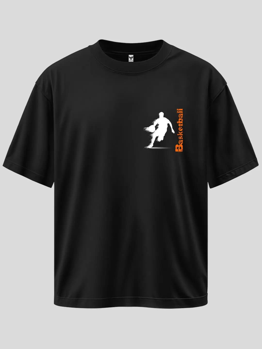 Basketball Player Siluet Arma Oversize Tişört 1