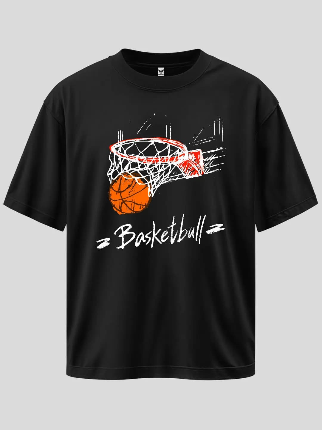 Basketball Pota Oversize Tişört 1