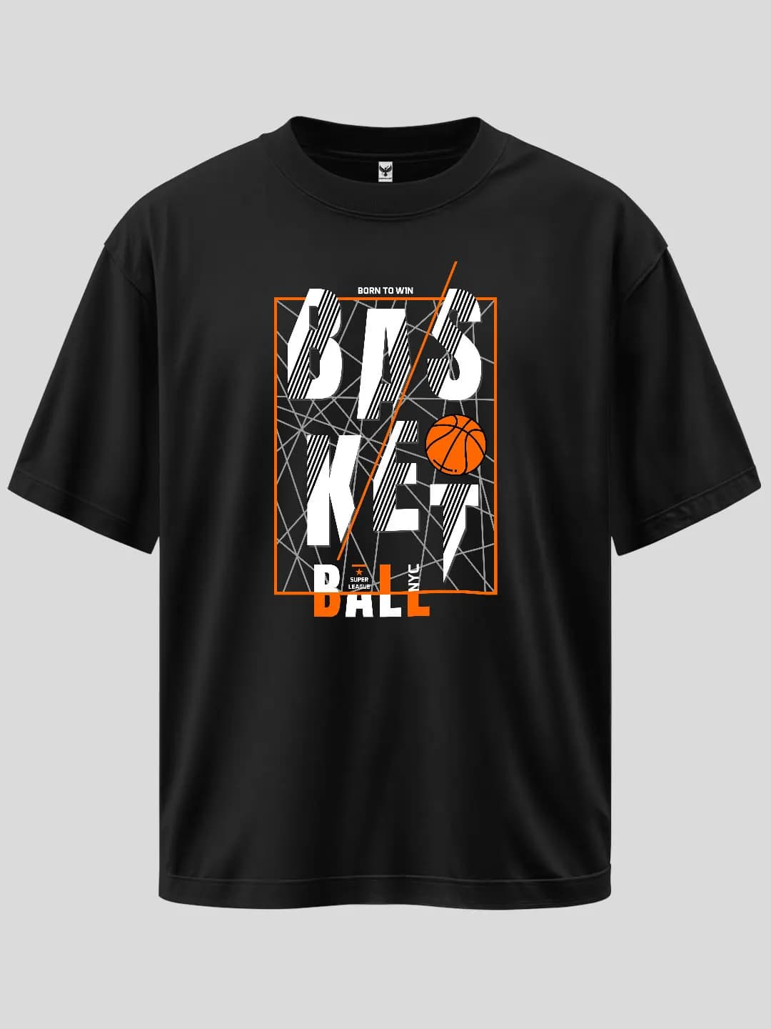 Born To Win Basketball Oversize Tişört 1