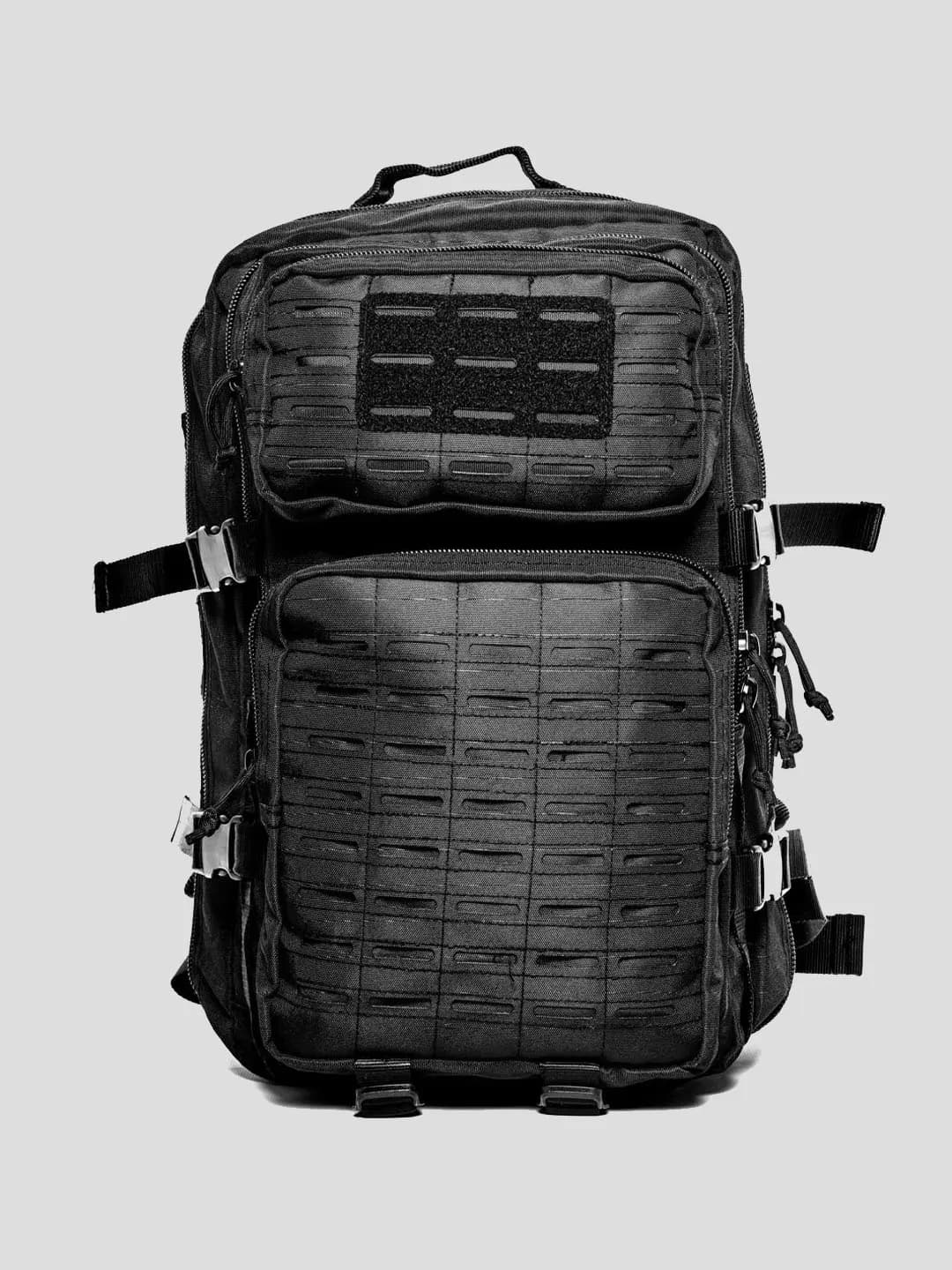 45L Tactical Outdoor Sırt Çantası Siyah Kamp Seyahat Dağcılık Günlük Kullanım 2