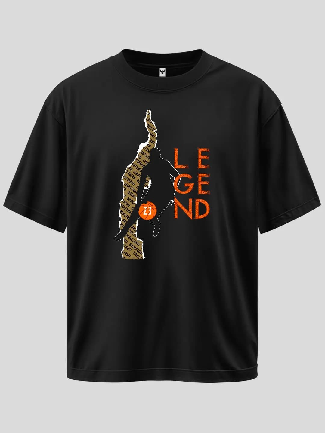 Legend 23 Baskılı Oversize Tişört 1