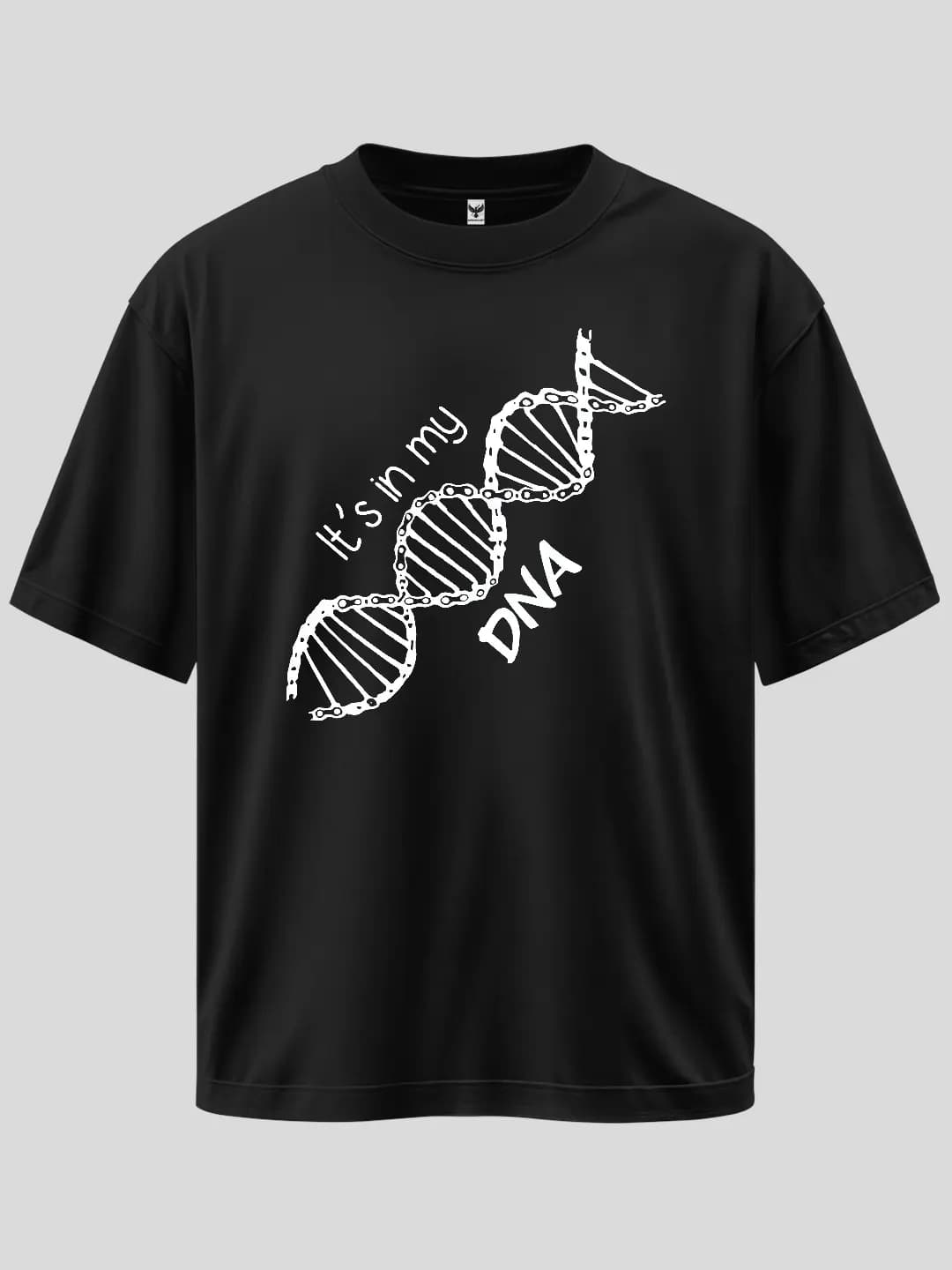 It's In My DNA Baskılı Oversize Tişört 1
