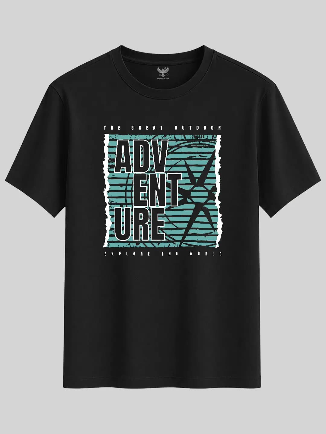 The Great Outdoor Adventure Baskılı Regular Tişört 1
