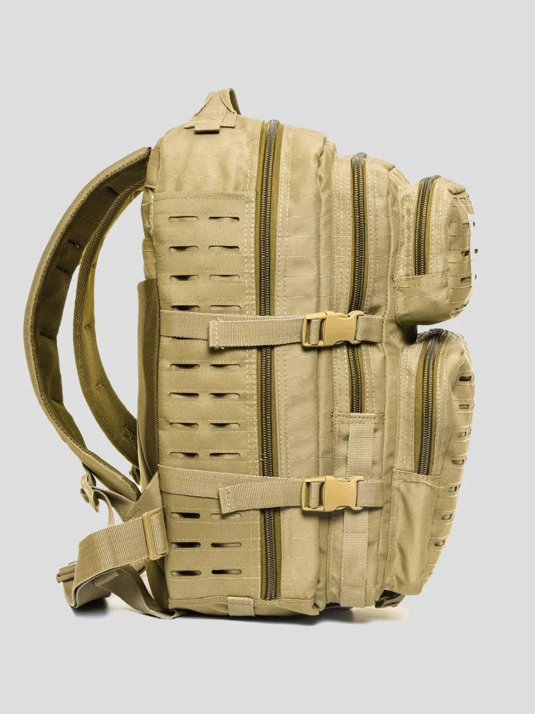 45L Tactical Outdoor Sırt Çantası Bej Kamp Seyahat Dağcılık Günlük Kullanım 5