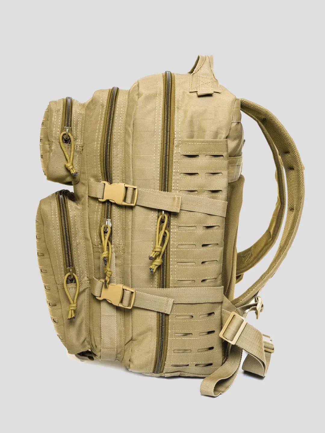 45L Tactical Outdoor Sırt Çantası Bej Kamp Seyahat Dağcılık Günlük Kullanım 6
