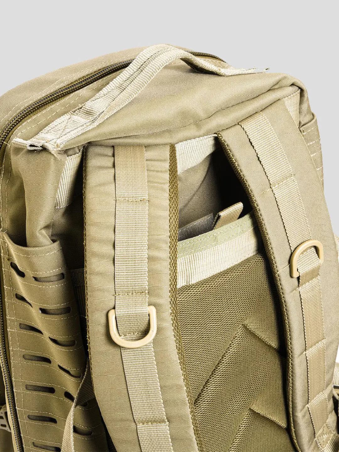 45L Tactical Outdoor Sırt Çantası Bej Kamp Seyahat Dağcılık Günlük Kullanım 7
