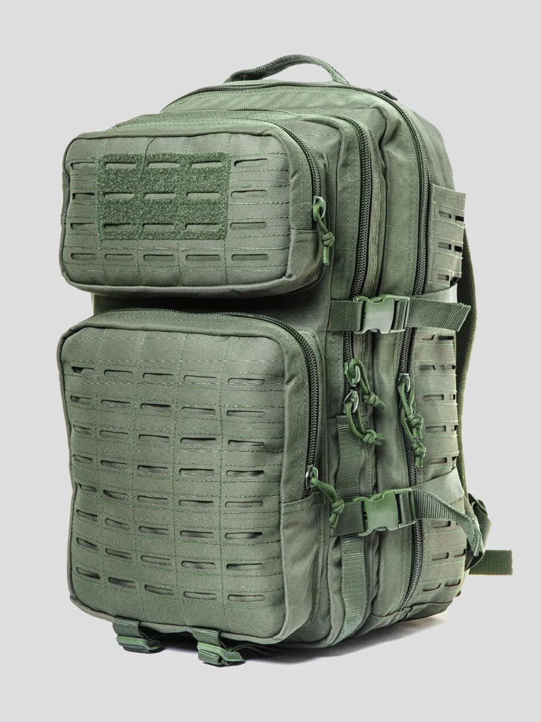 45L Tactical Outdoor Sırt Çantası Yeşil Kamp Seyahat Dağcılık Günlük Kullanım 4