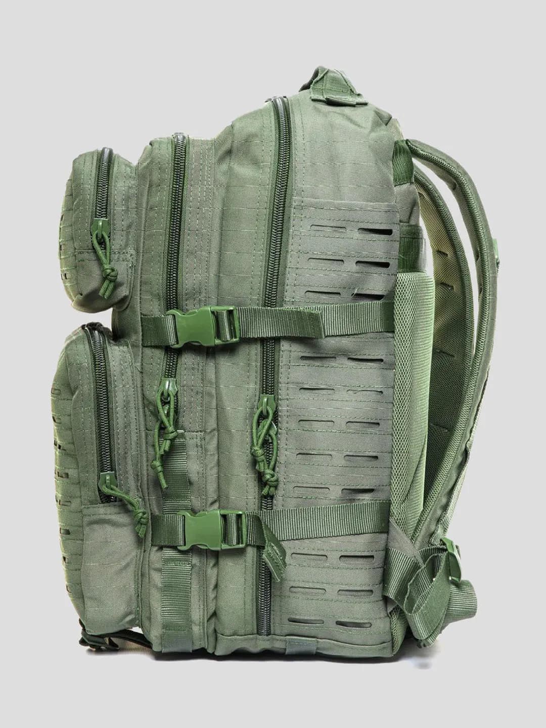 45L Tactical Outdoor Sırt Çantası Yeşil Kamp Seyahat Dağcılık Günlük Kullanım 6
