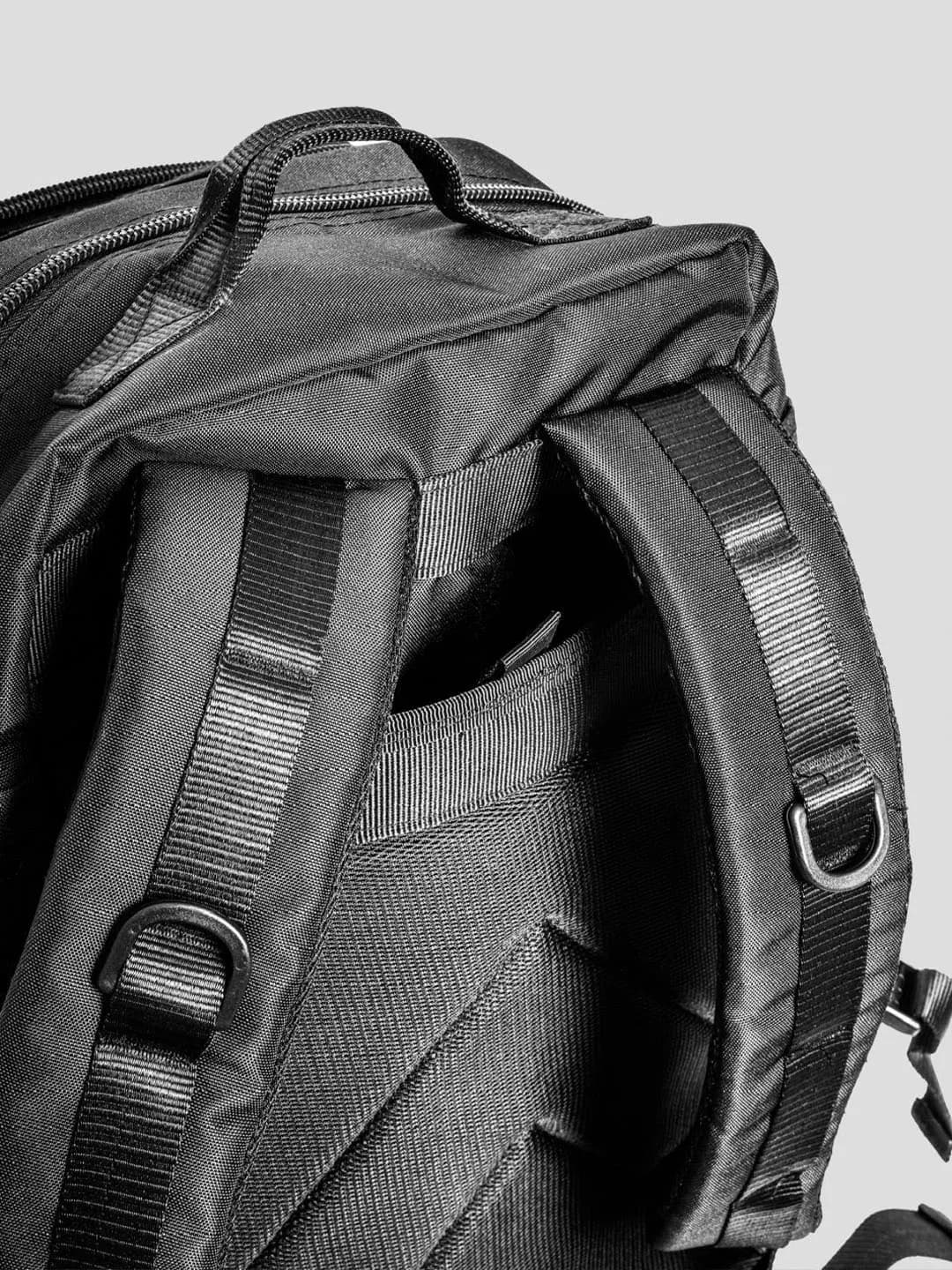 45L Tactical Outdoor Sırt Çantası Siyah Kamp Seyahat Dağcılık Günlük Kullanım 7