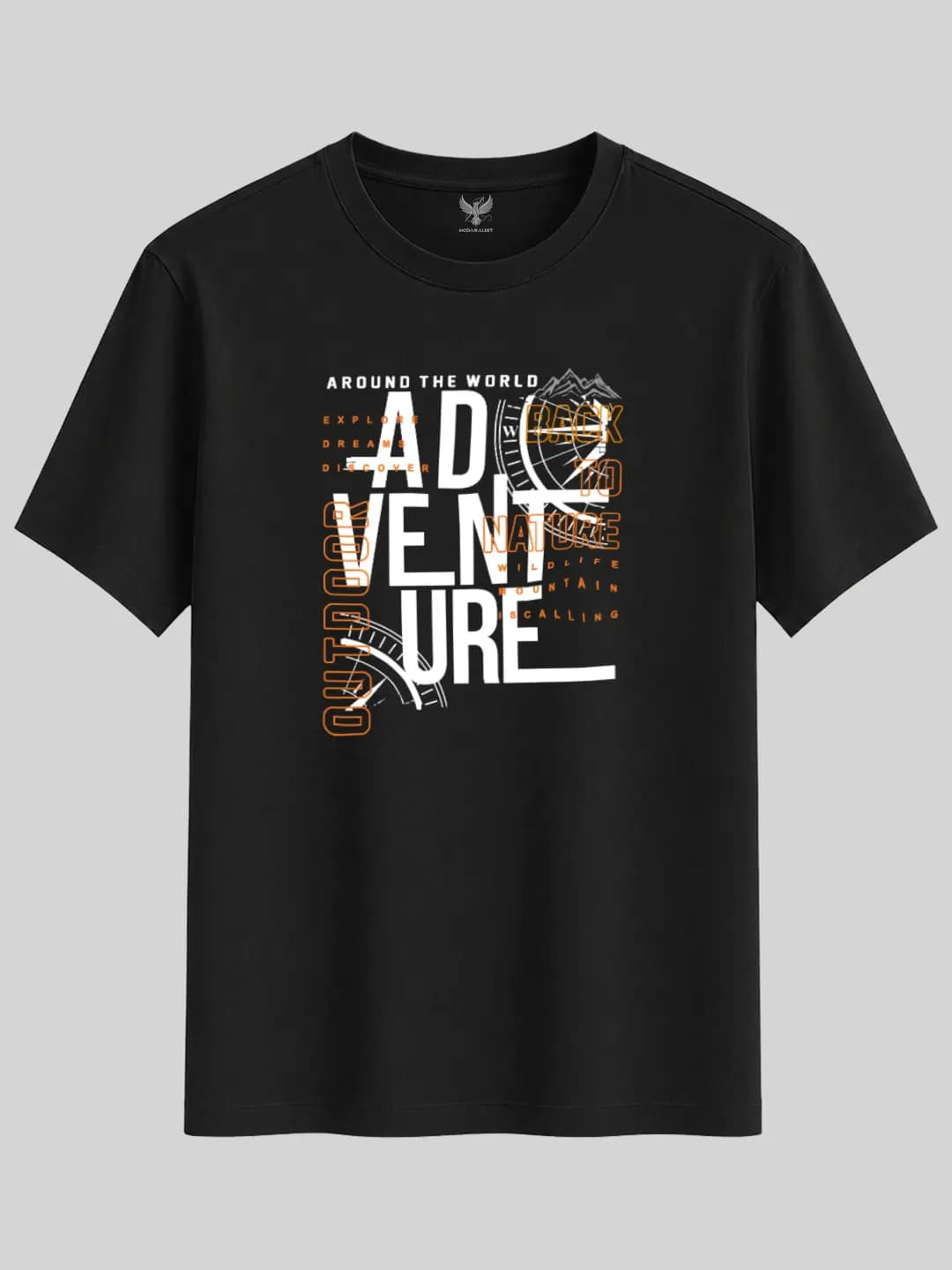 Around The World Adventure Baskılı Regular Tişört 1