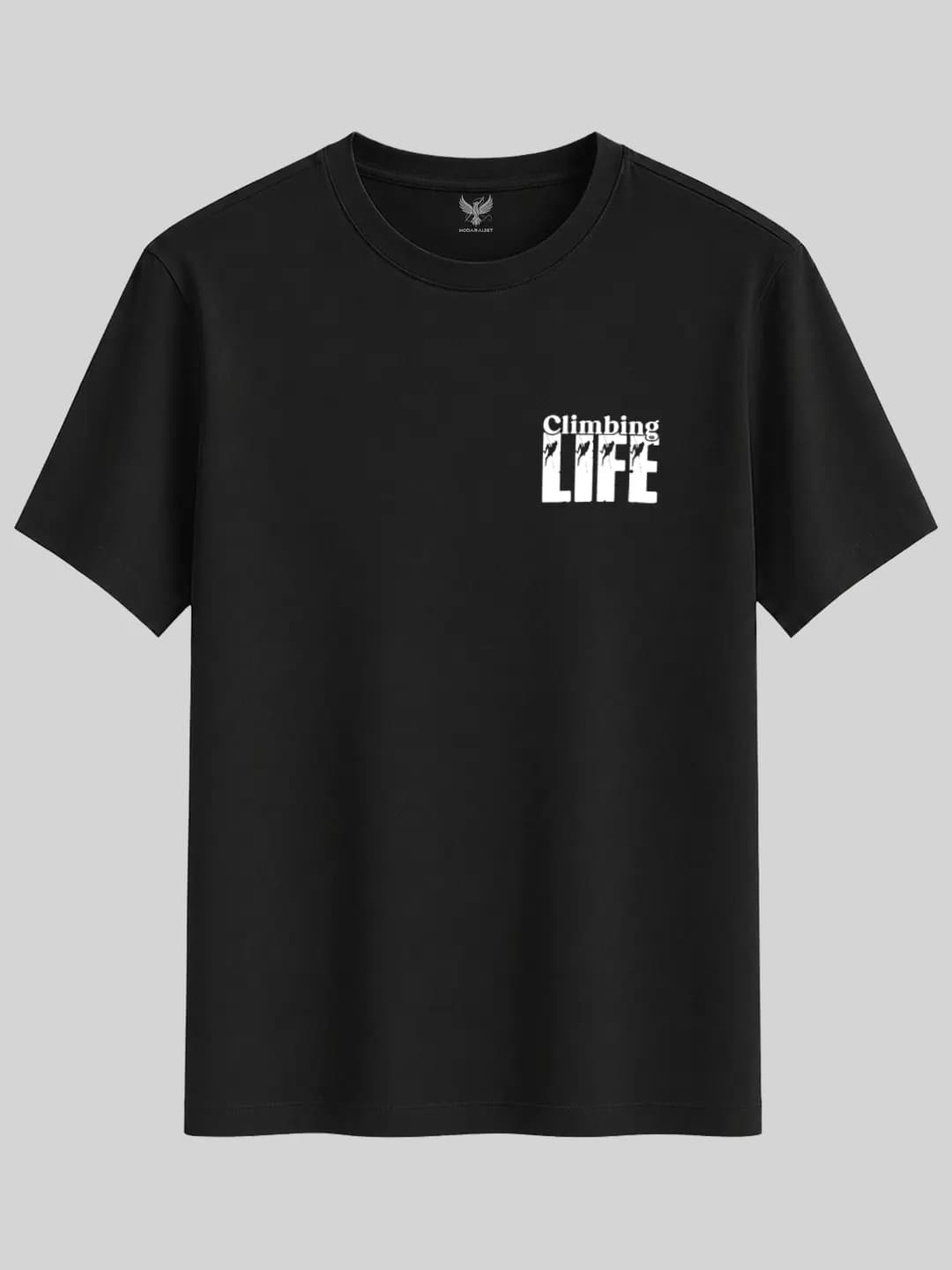 Climbing Life Tırmanış Dağcılık Arma Baskılı Tegular Tişört 1