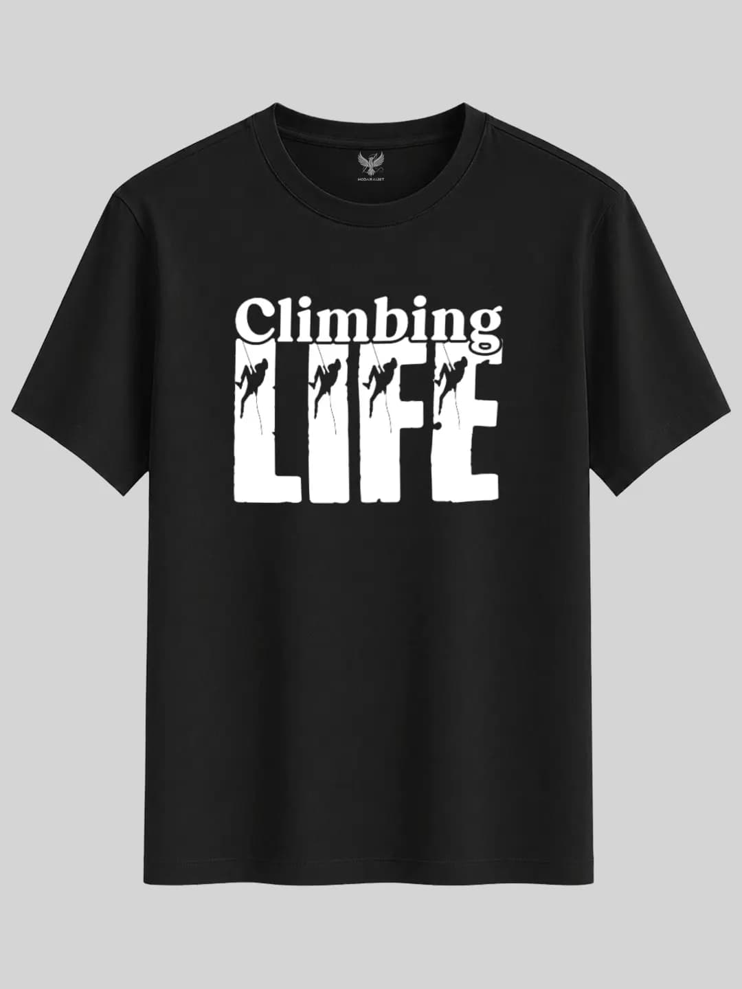 Climbing Life Tırmanış Dağcılık Arma Baskılı Tegular Tişört 1
