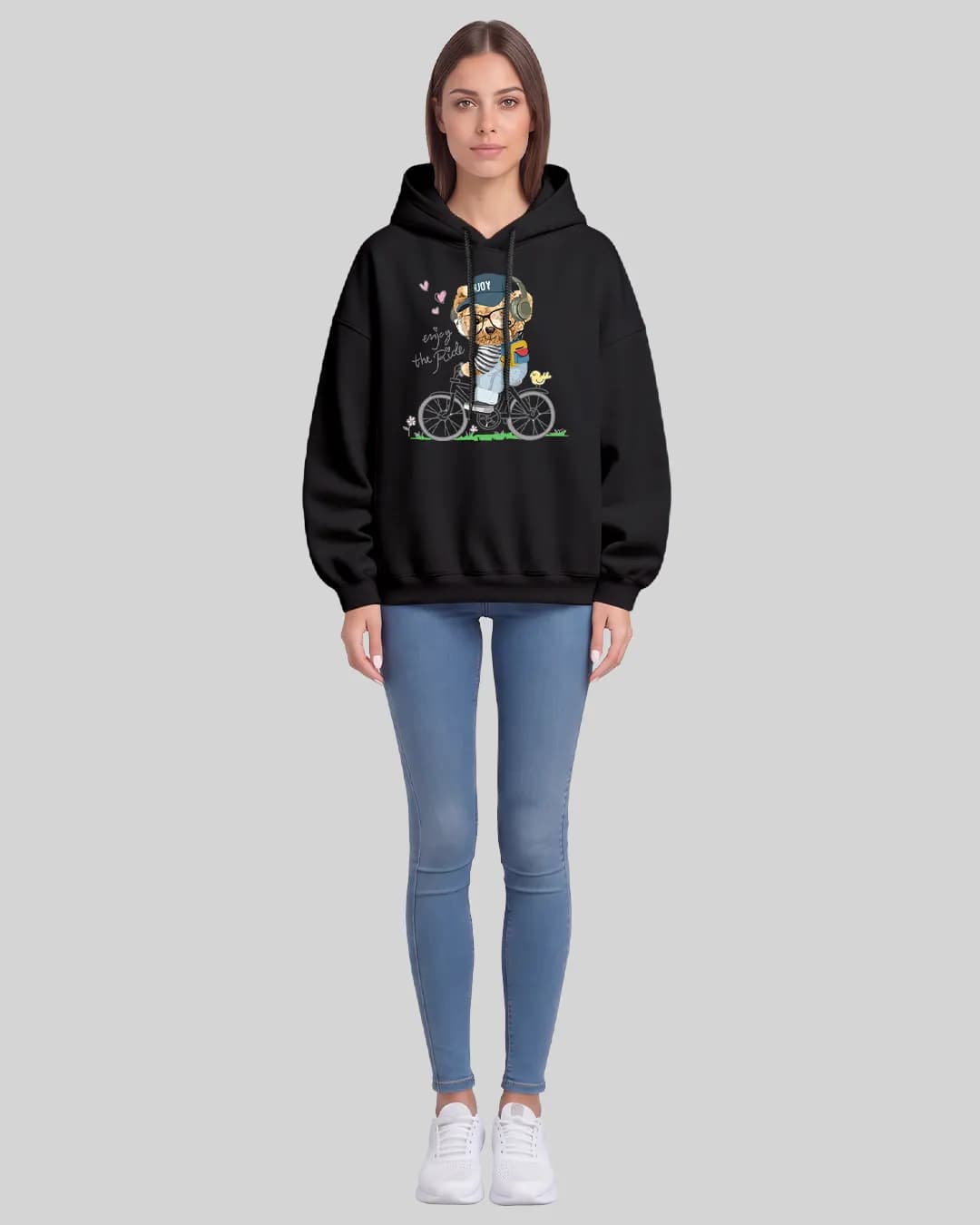 Bicycle Enjoy The Ride Oversize Boxy Fit Hoodie 1