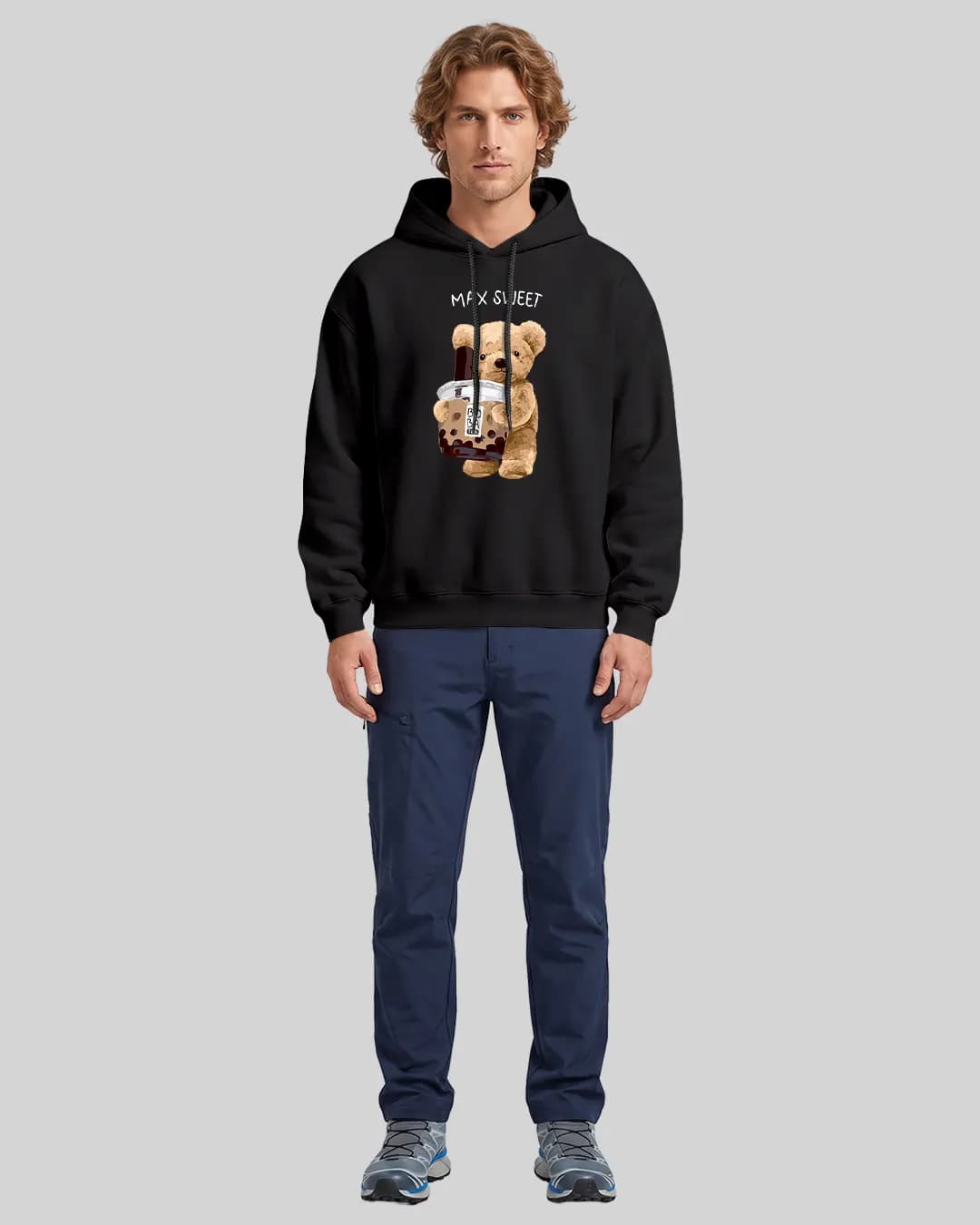 Max Sweet Bubble Tea Oversize Boxy Fit Hoodie 1